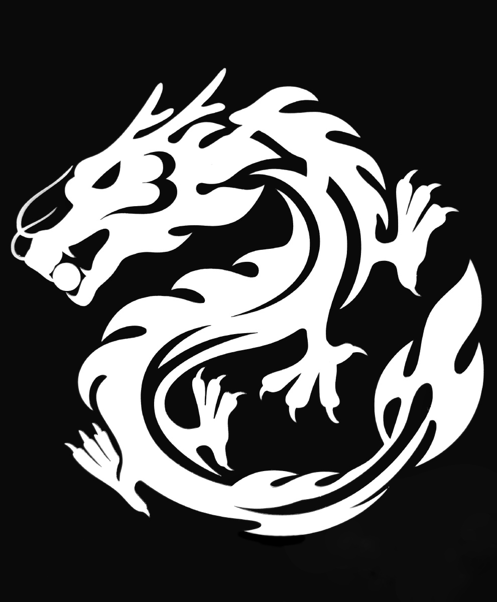 激光切割的金属龙