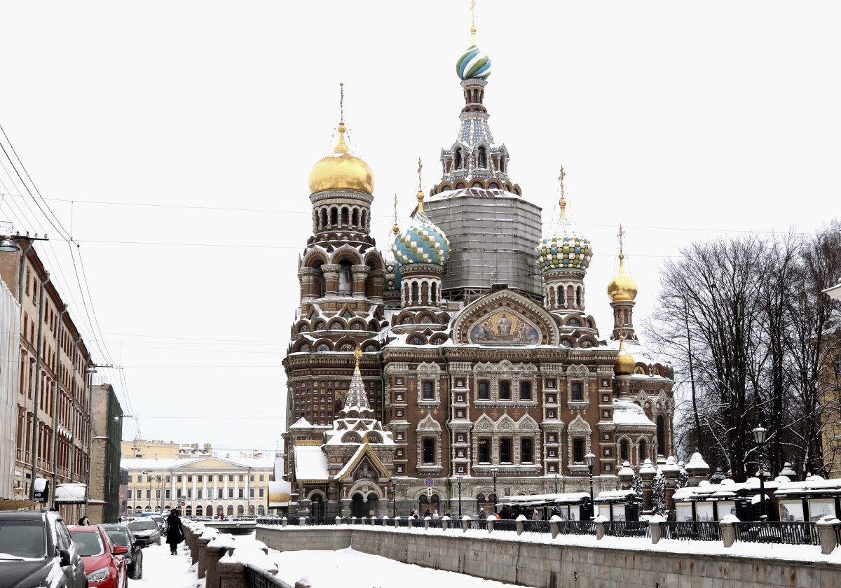 俄罗斯圣彼得堡滴血大教堂