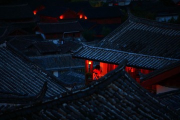 丽江小夜景