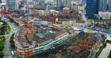 4-2009年8月北外滩建设中的外滩隧道1258-59--a