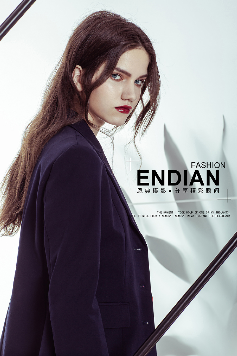 时装模特摄影作品