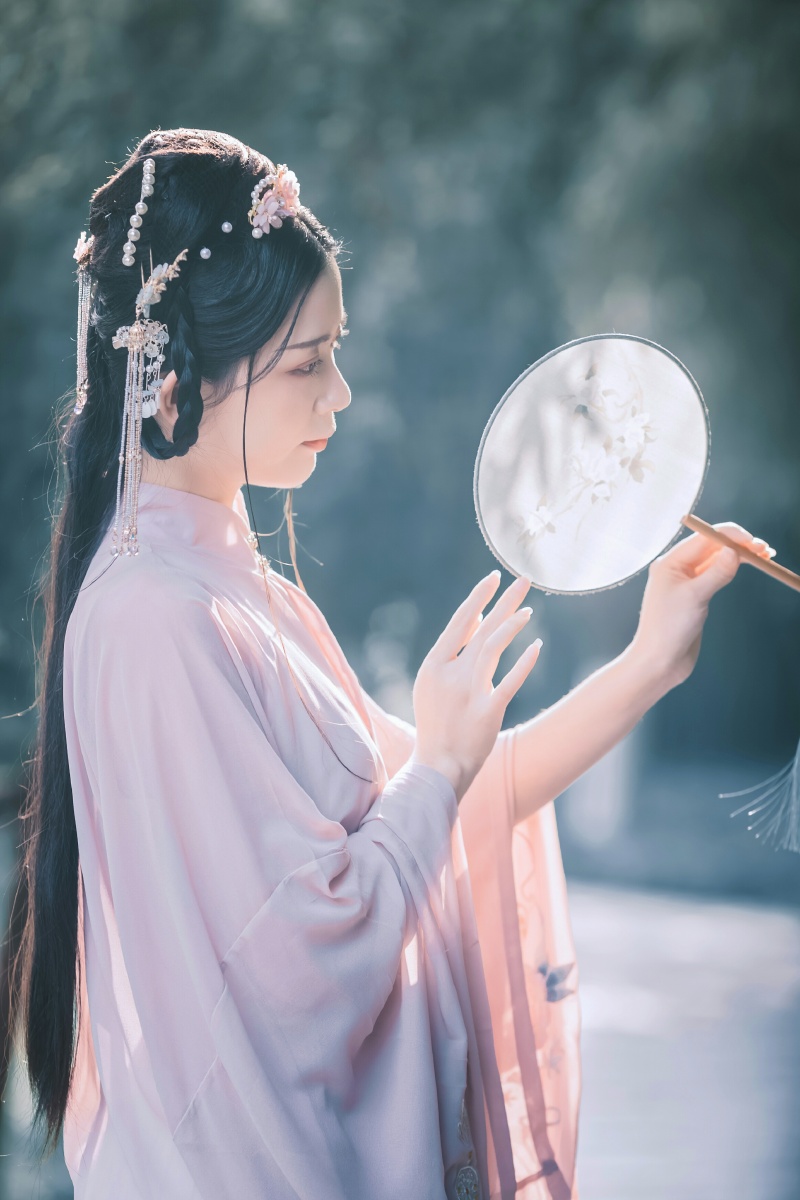 古装美女半身风雨半身伤半句别恨半心凉