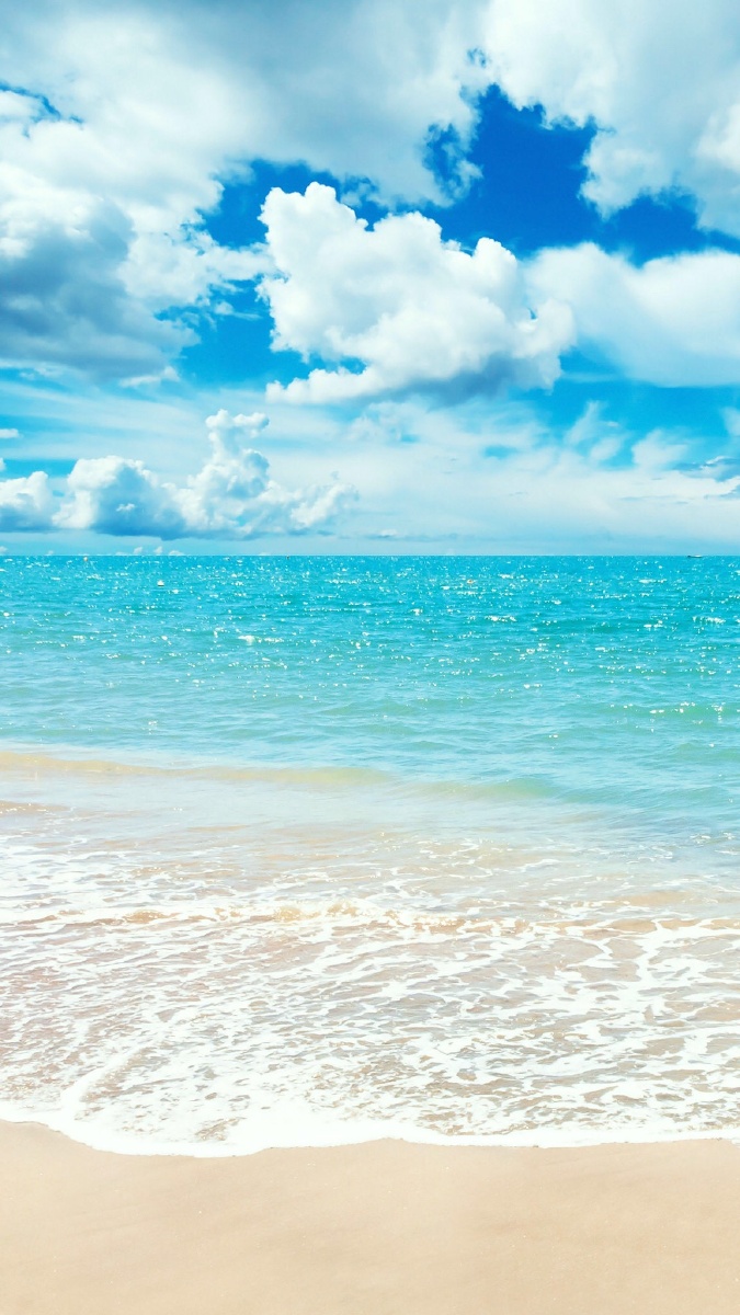 今日壁纸云和海