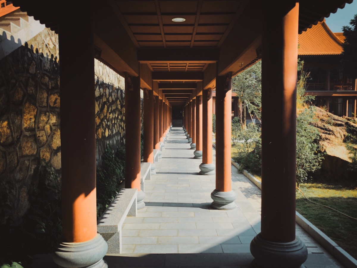 寺庙的一角,我爱了!