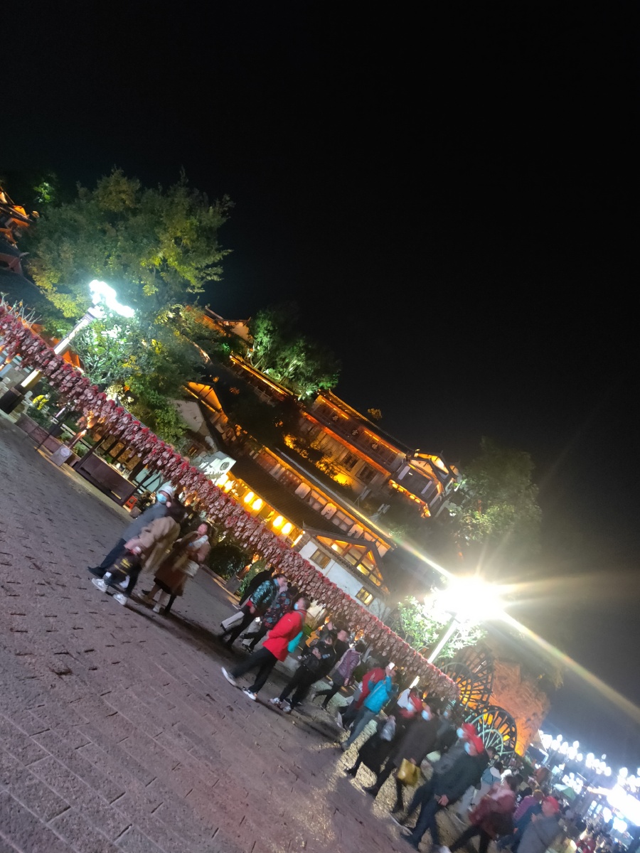 丽江古城的夜晚