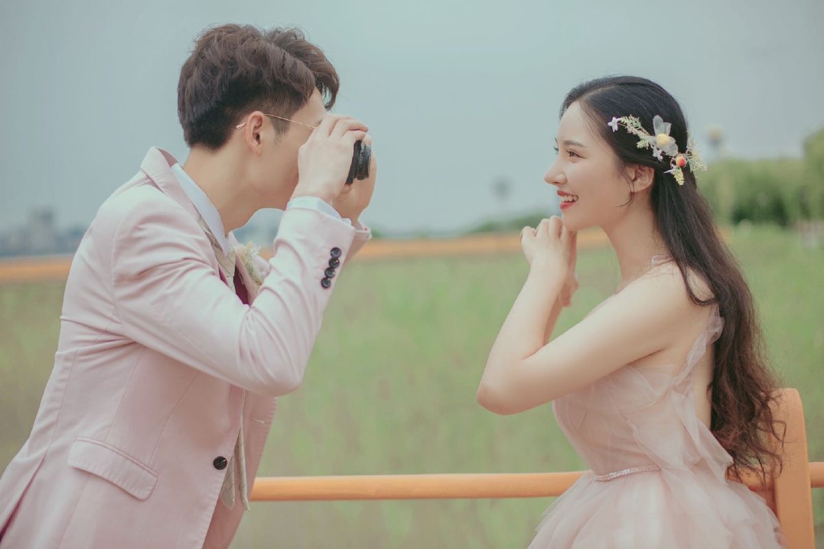 情侣写真情侣甜蜜约会存照