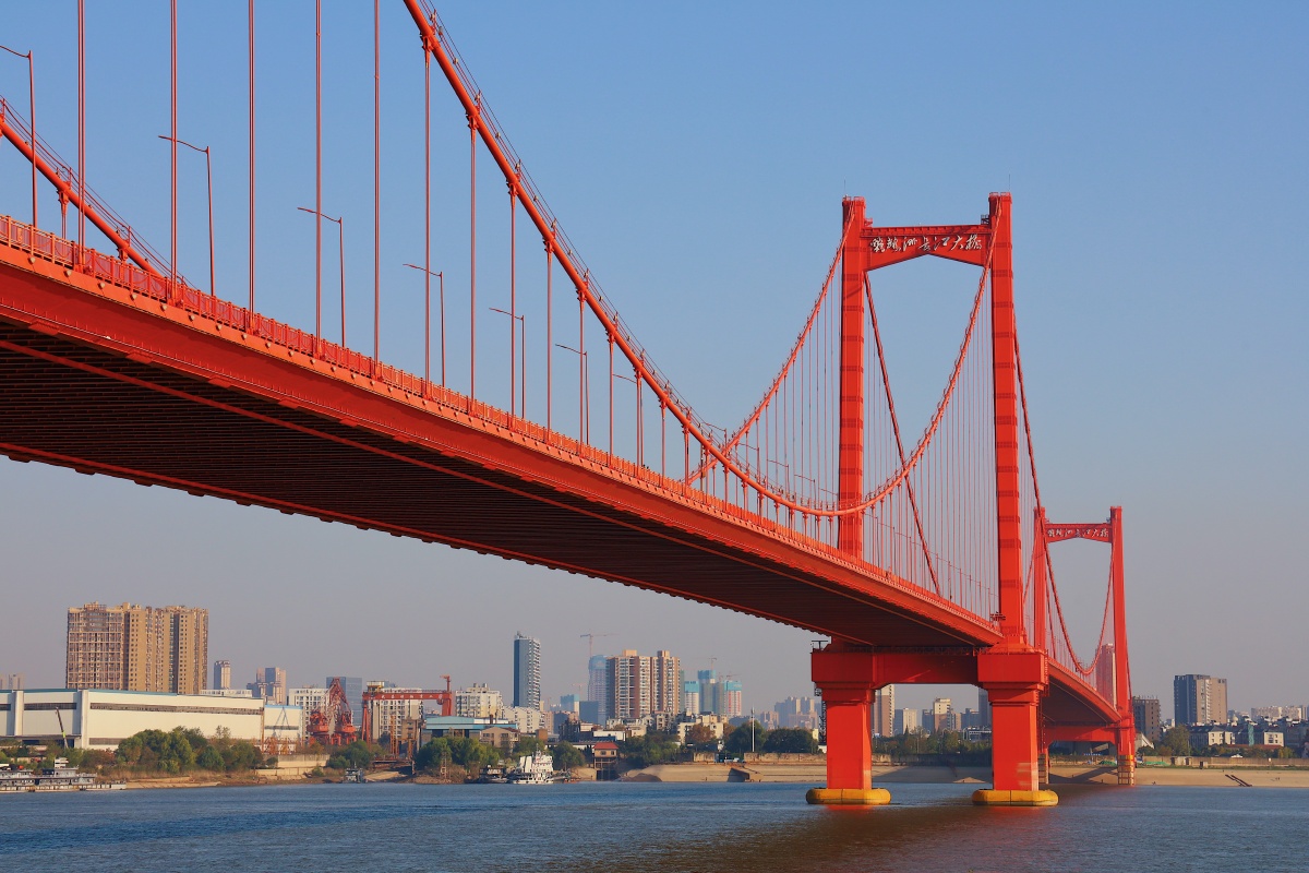 武汉鹦鹉洲长江大桥