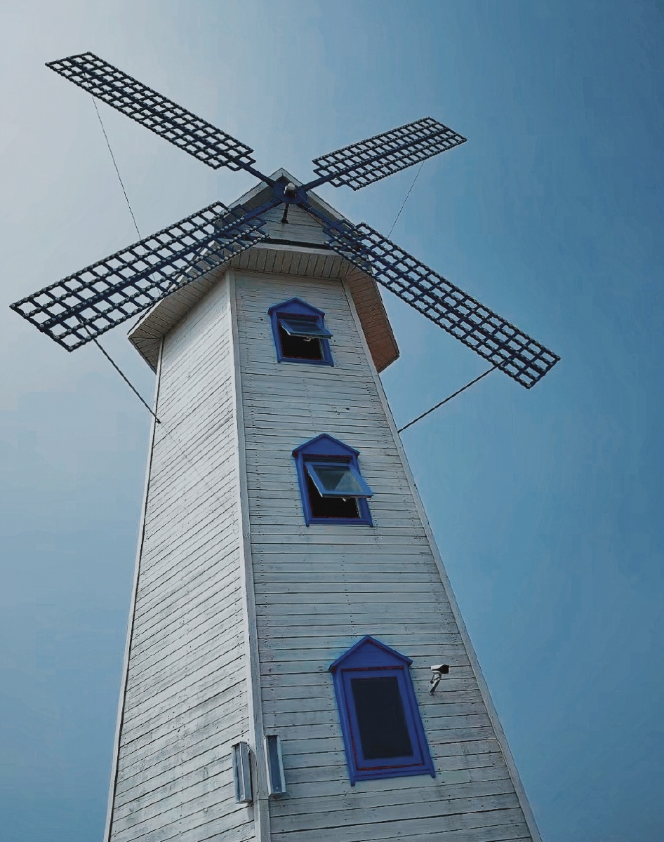 风车——鸽子窝公园一角