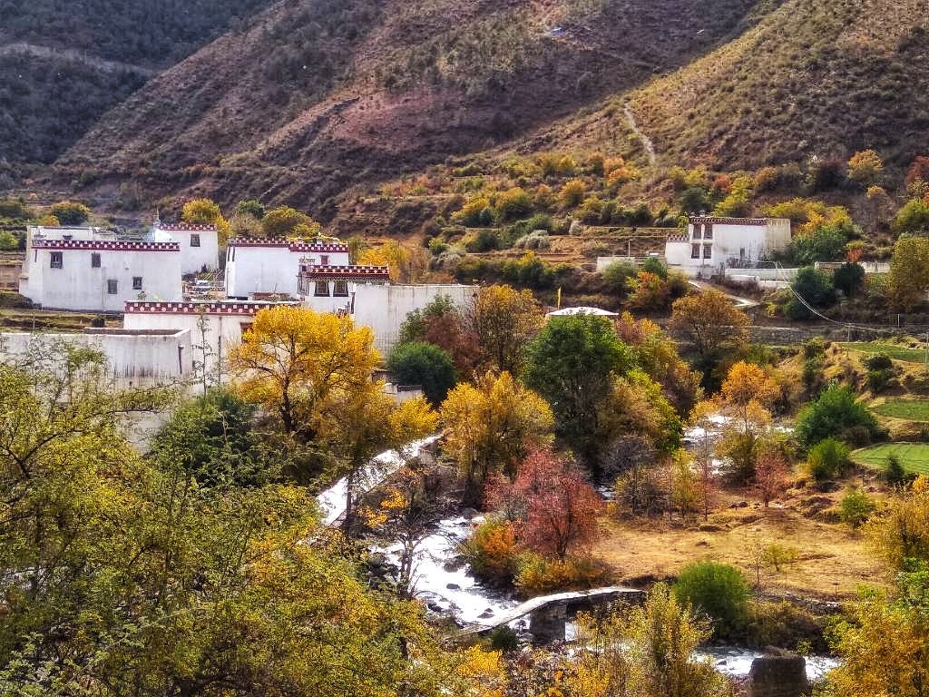高原秋色香巴拉乡城