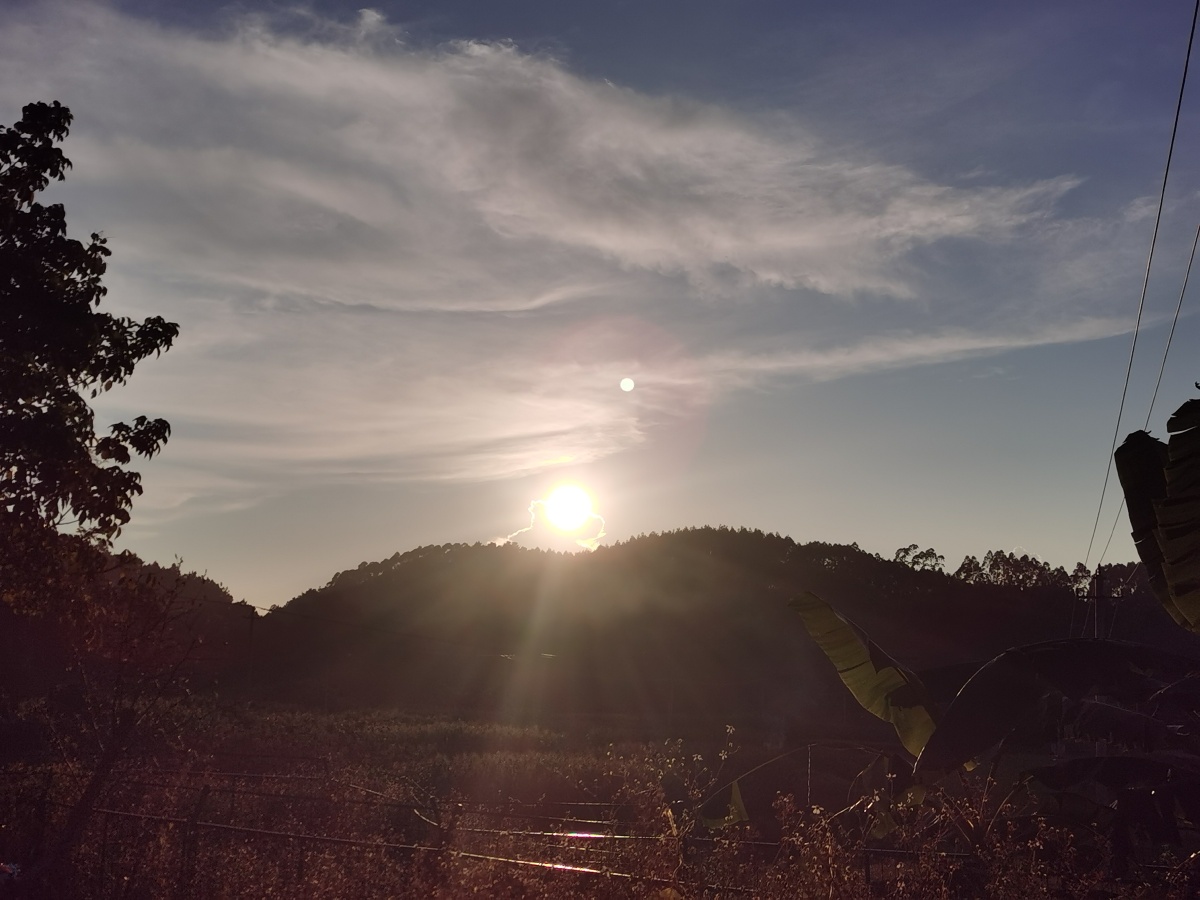 这个太阳放大看像个大火球