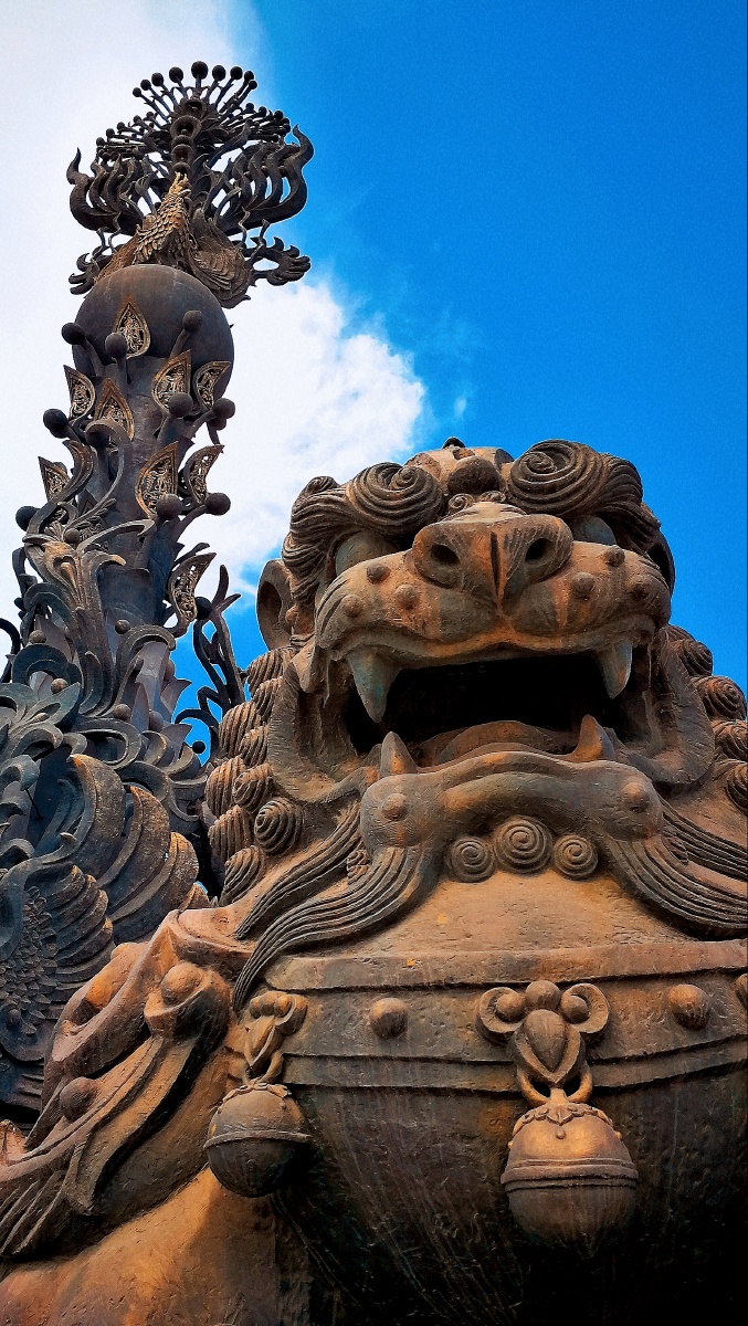 青铜雕塑丹凤朝阳