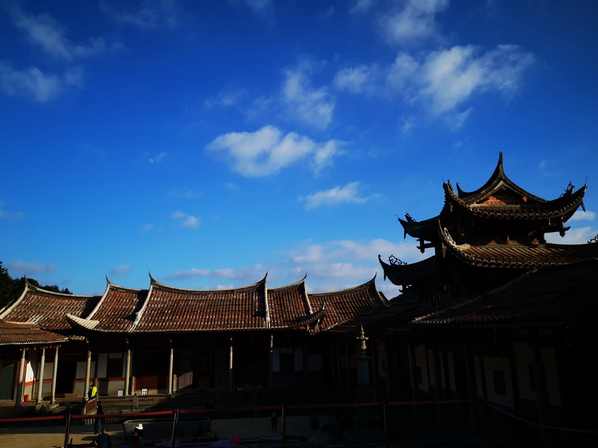 龟山福清寺4前中后殿
