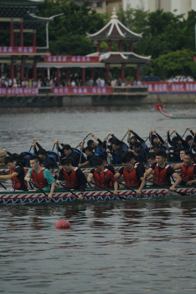 集美龙舟池赛龙舟