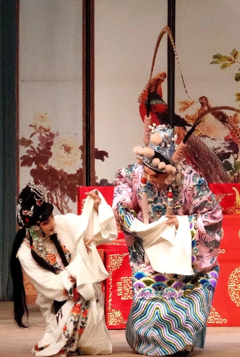 京剧吕布与貂蝉剧照五大连京剧院演出摄影沈强