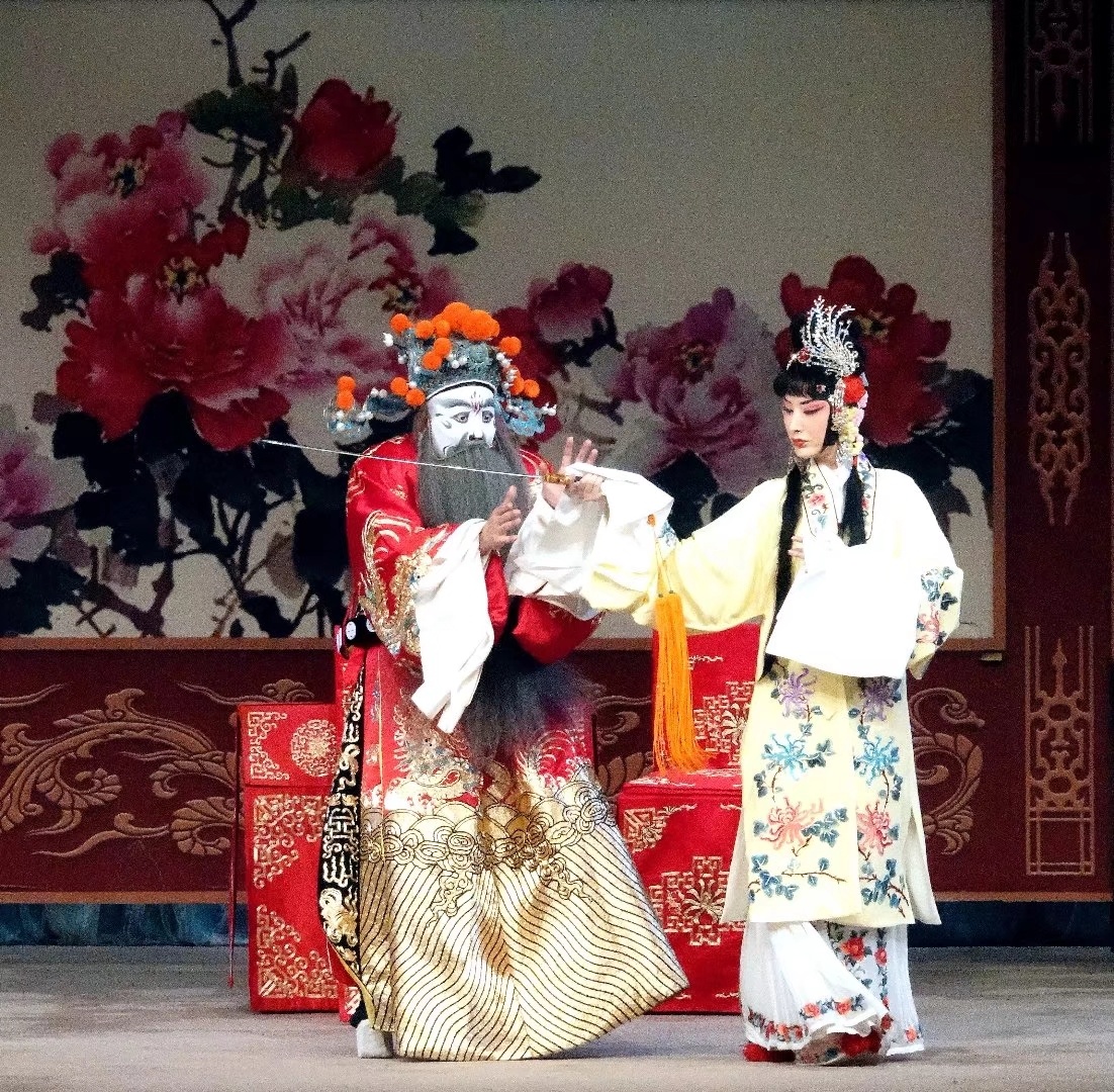 京剧吕布与貂蝉剧照十四大连京剧院演出摄影沈强