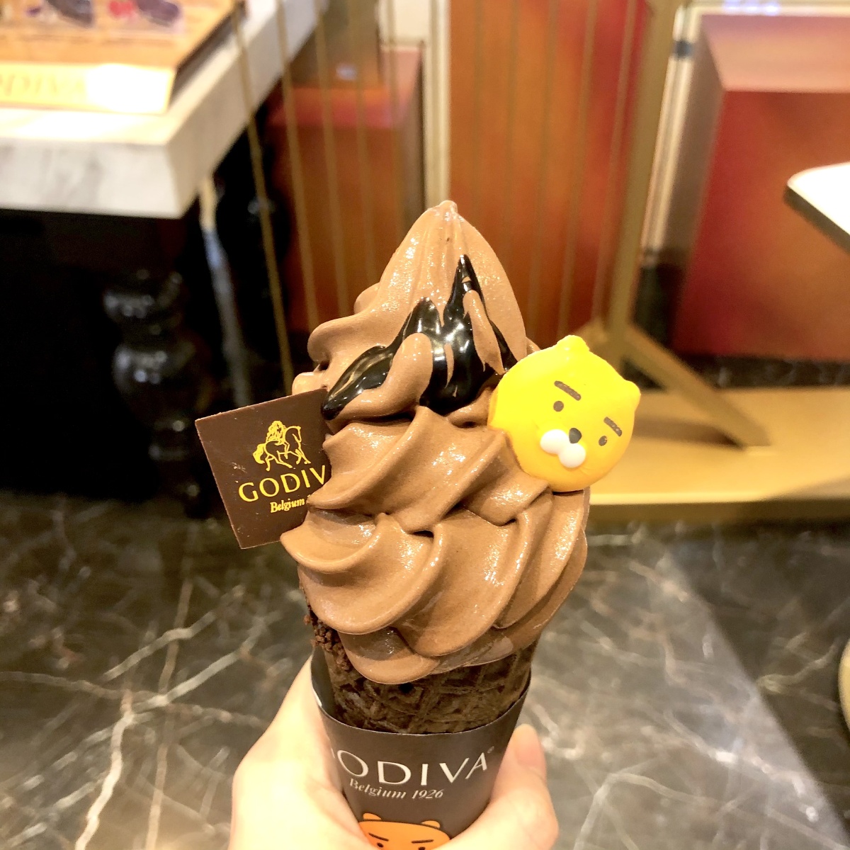 歌帝梵巧克力雪糕筒