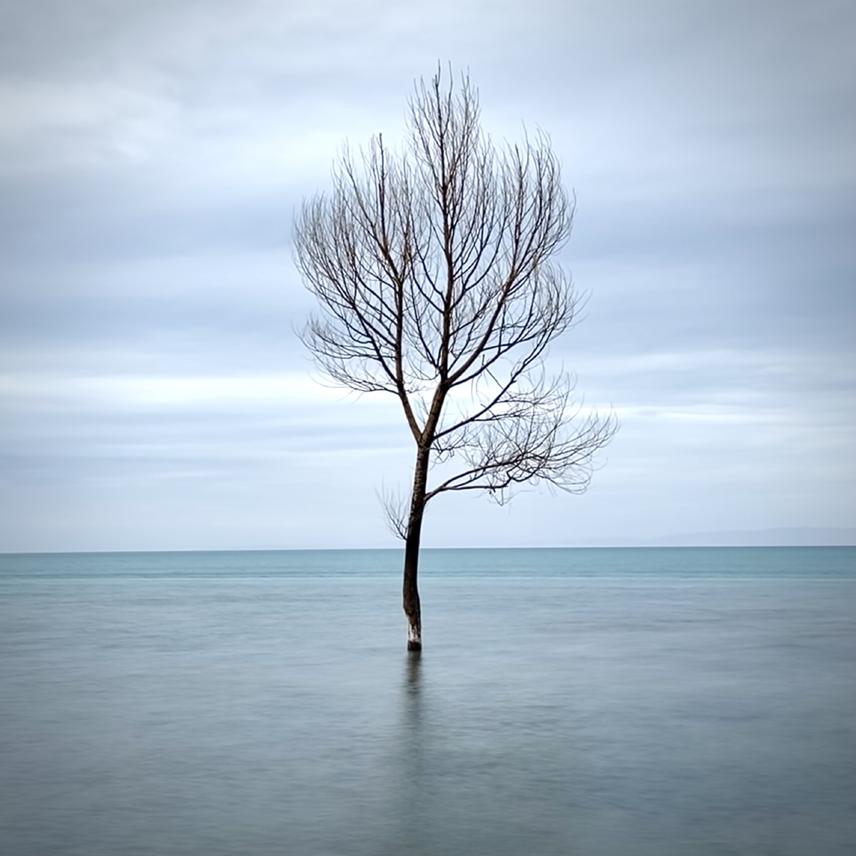 青海湖极简风手机摄影