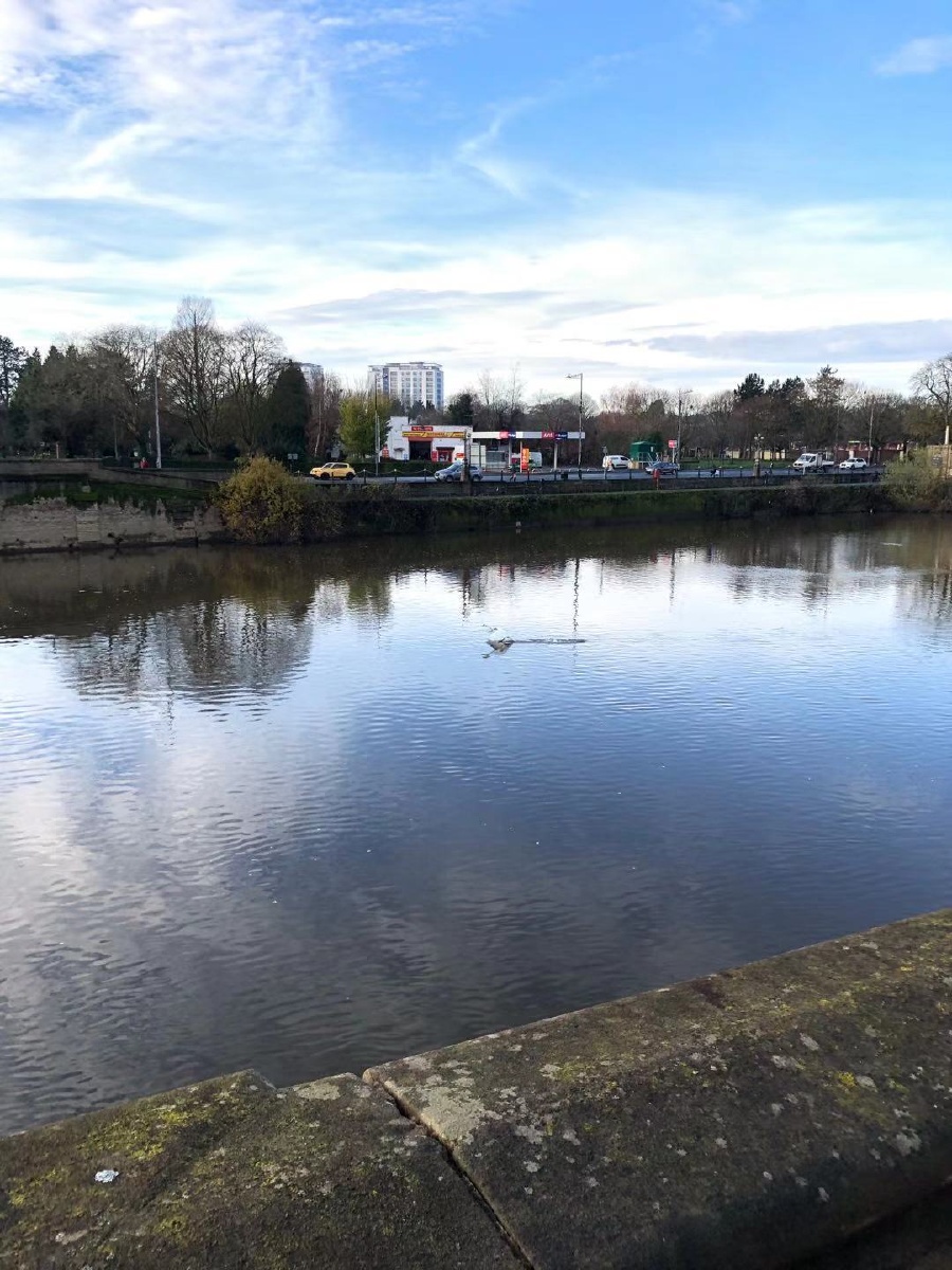 英国小镇风光伍斯特市静谧淡然