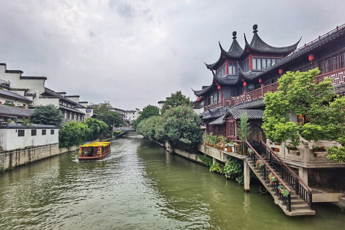 南京系列乌衣巷口夕阳斜夜泊秦淮近酒家