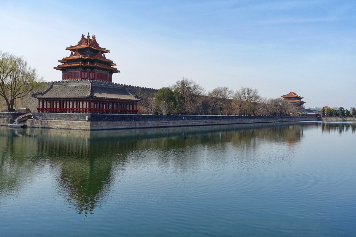 故宫系列初春角楼