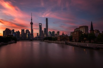 法师桥火烧云