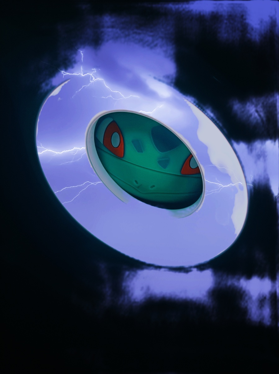 天空中出现了一个怪物