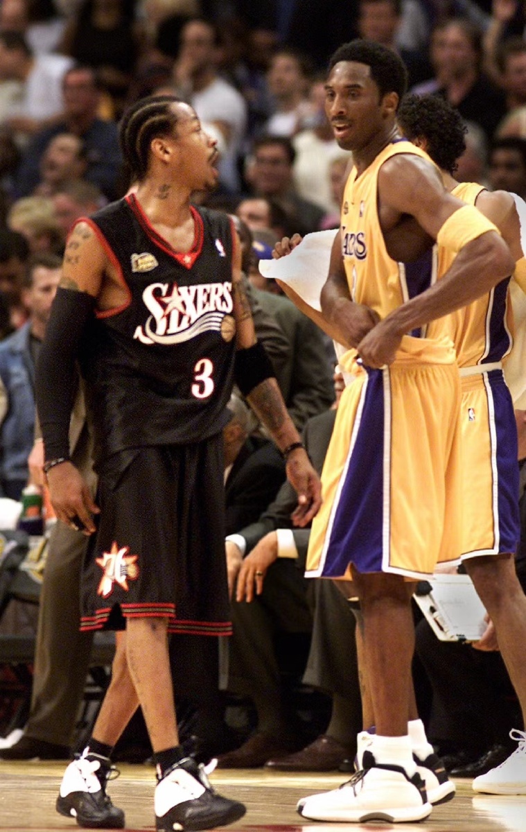 game 2 2001 finals allen iverson & kobe bryant - nba头像壁纸