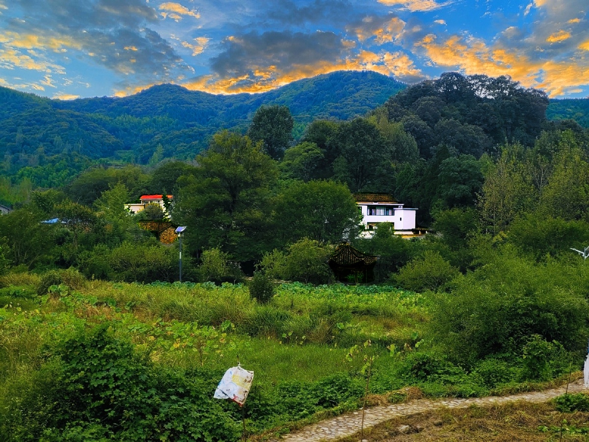 新县大别山乡村