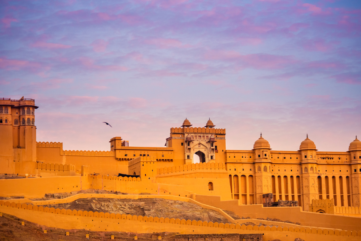 神话里的城堡印度琥珀堡