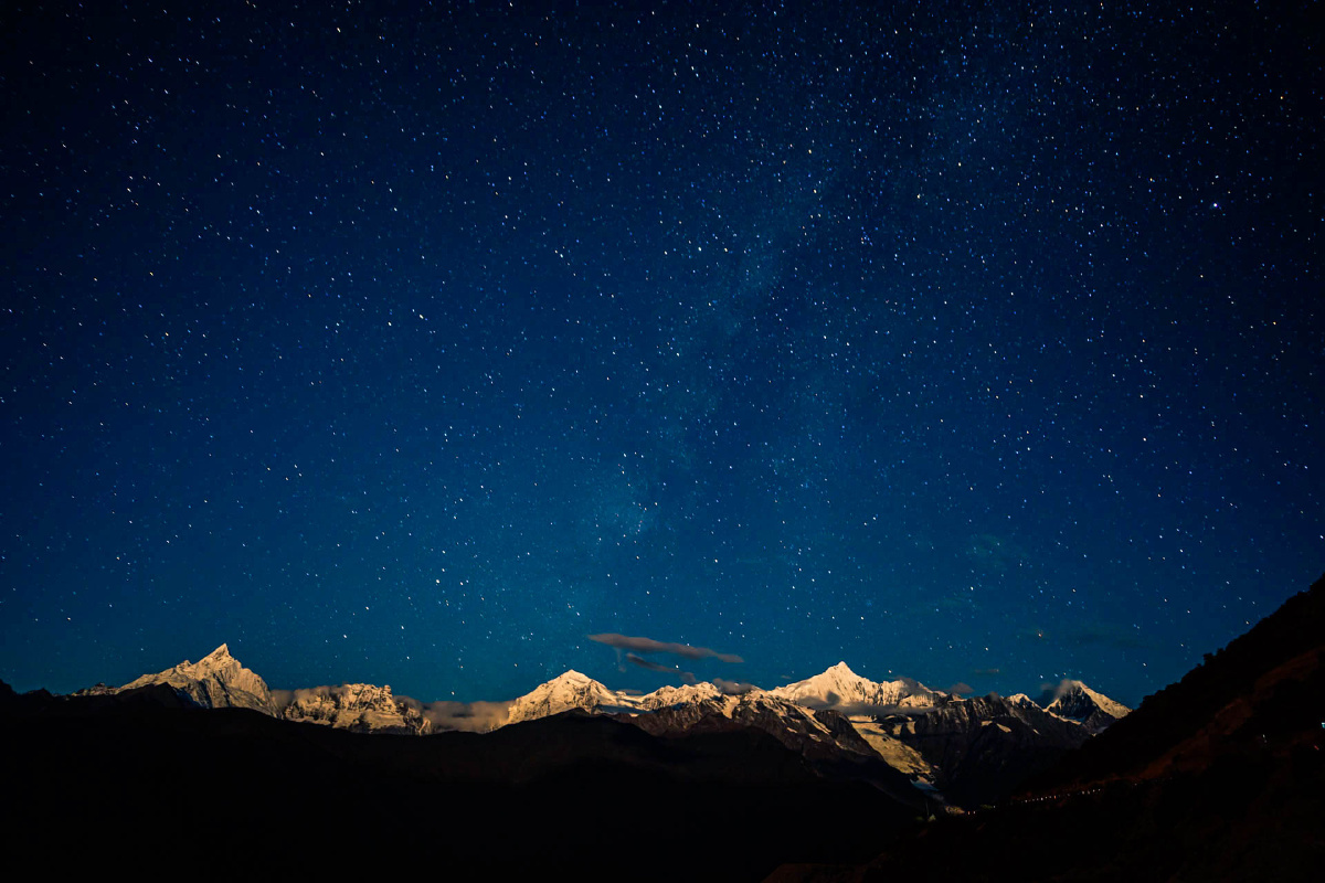 梅里雪山星空