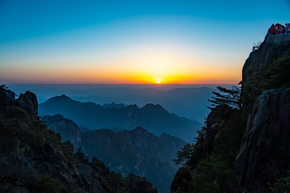 黄山日出