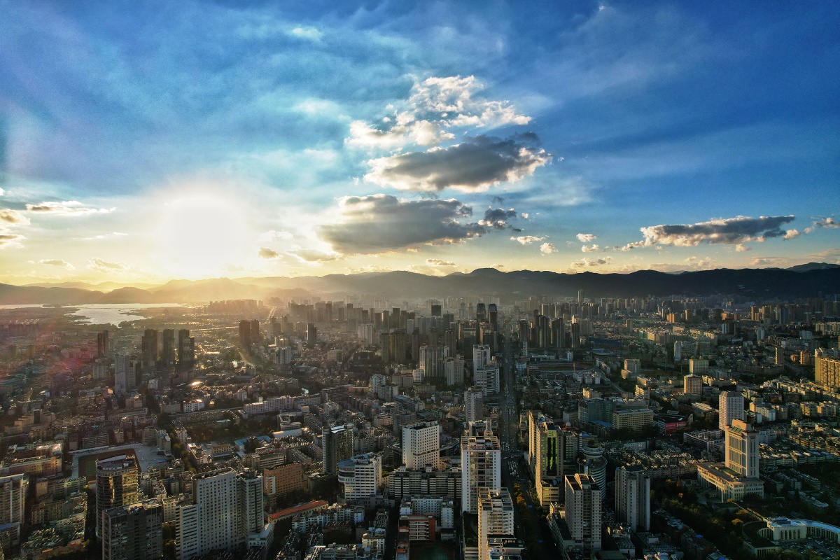 昆明市航拍照片有喜欢的吗