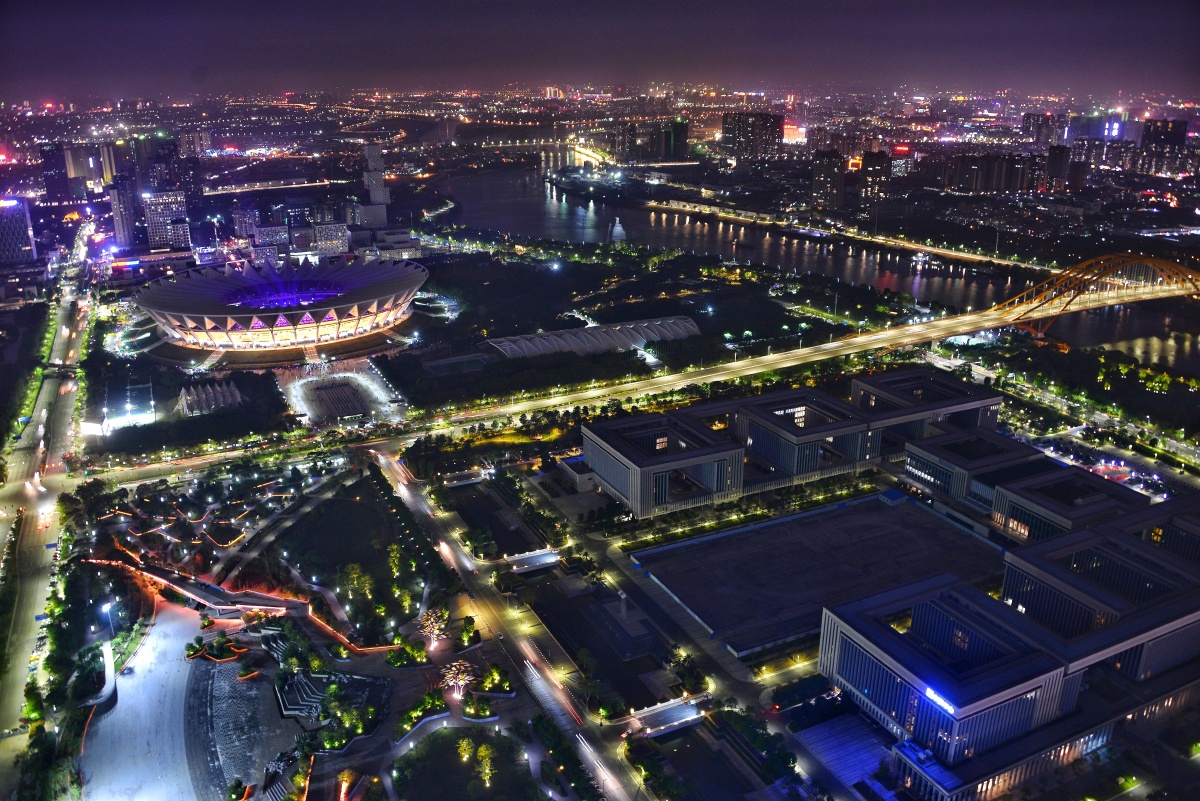 爬楼视角佛山新城