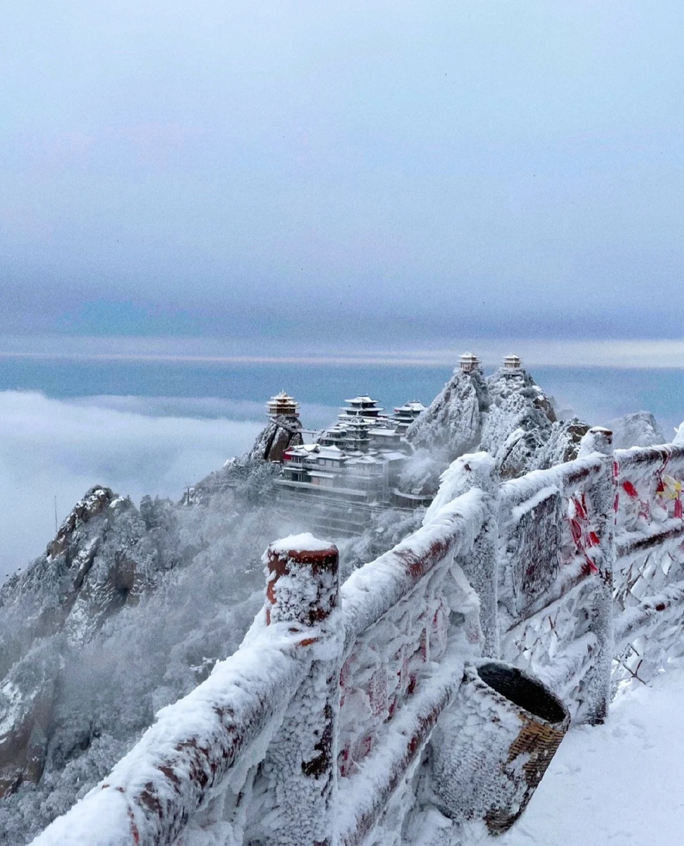 老君山05的雪景