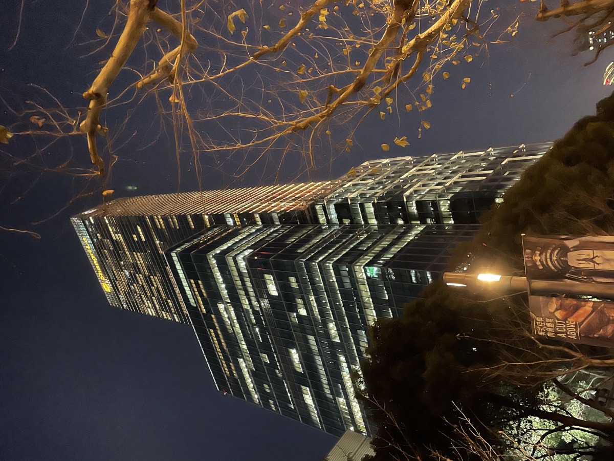 上海静安区夜景