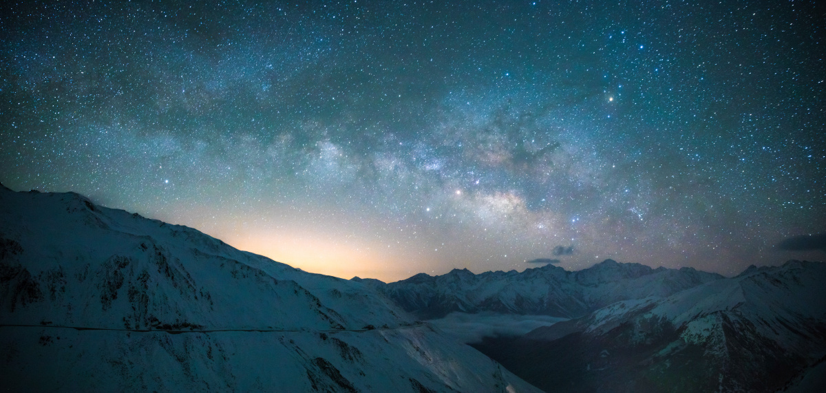 2018年3月巴朗山的银行星空