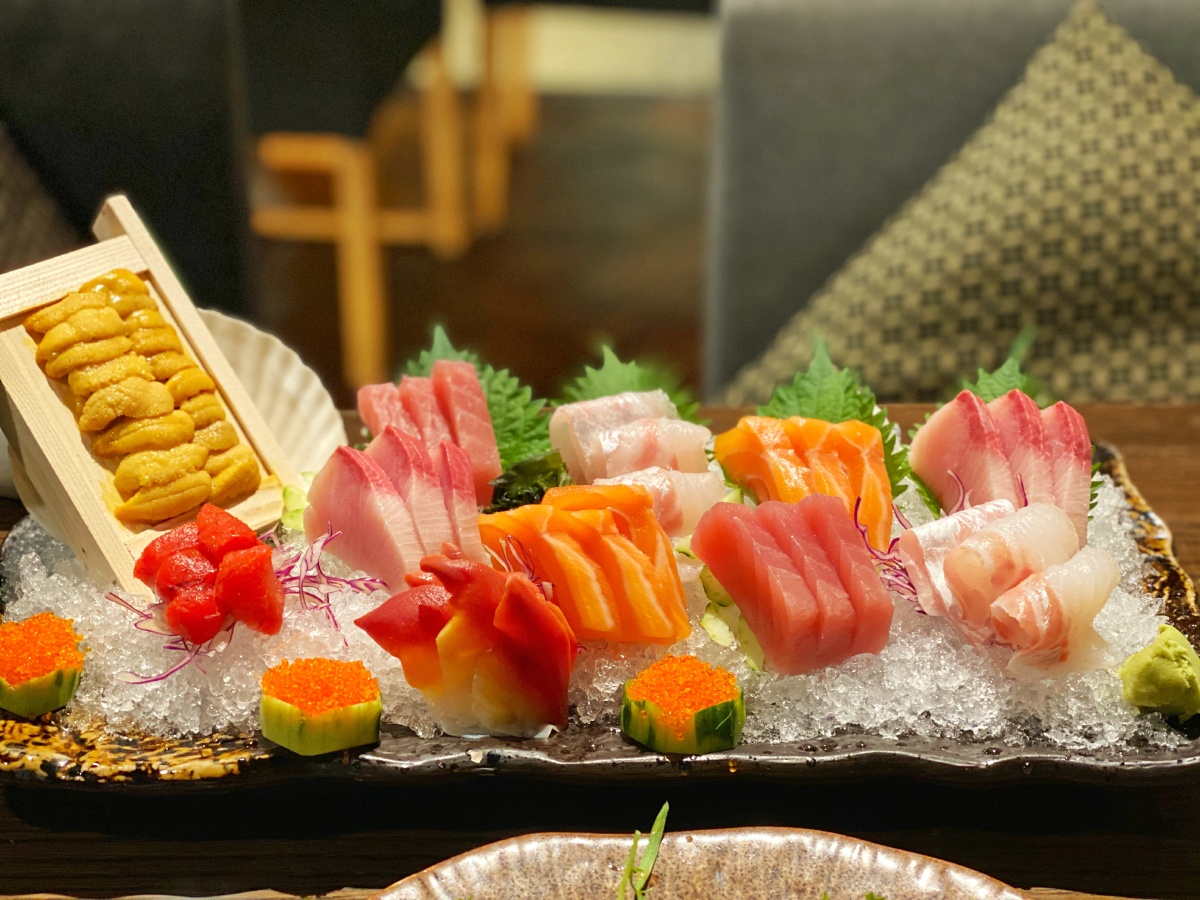 一直想把吃的拍好一直觉得日料摆盘比较精致就从刺身拼盘开始拍