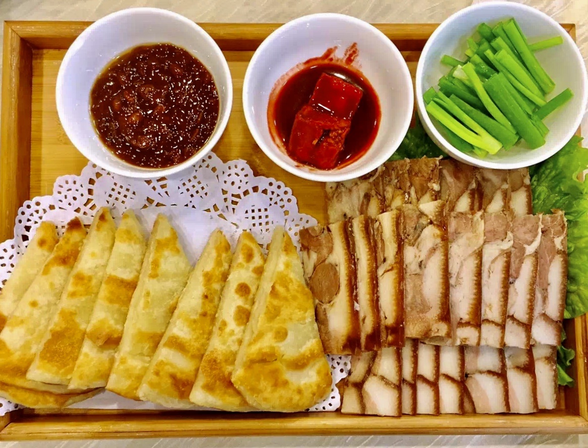 真香大饼卷肉
