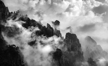 水墨黄山