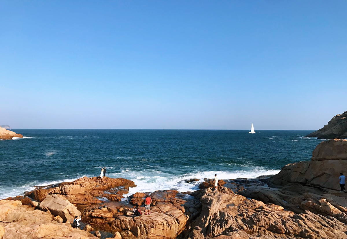 香港石澳海滩,beyond乐队《海阔天空》mv拍摄地.