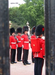 Guard inside of Buckingha