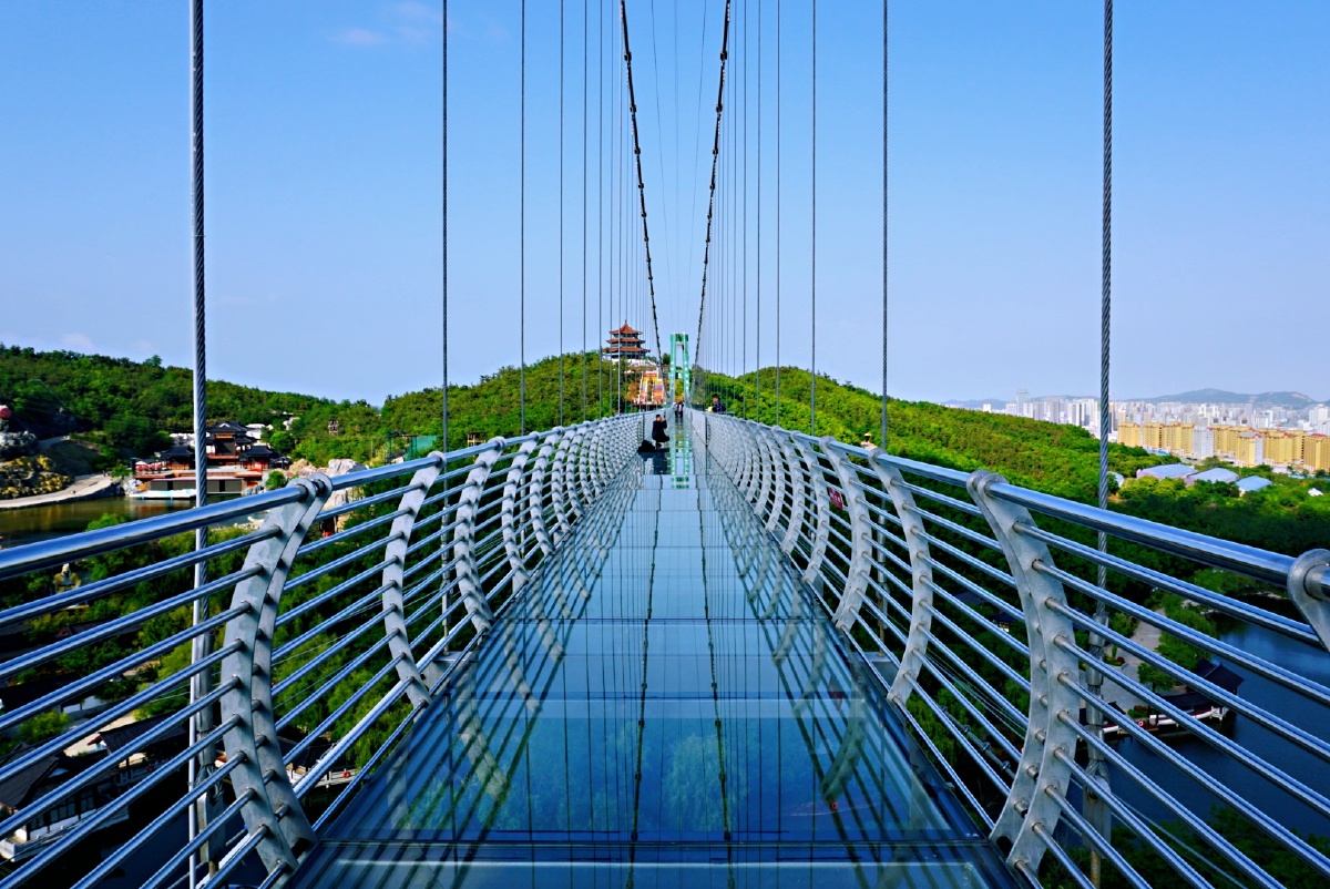 华夏城5d玻璃栈道