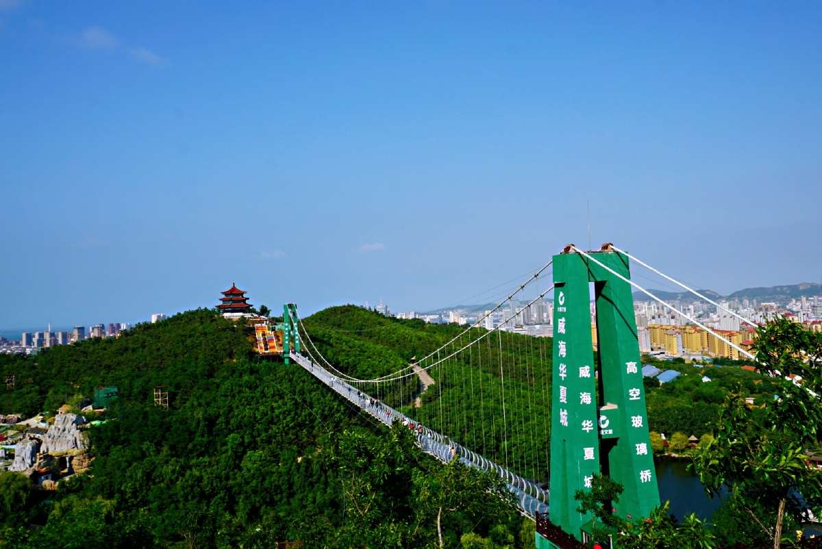 华夏城5d玻璃栈道