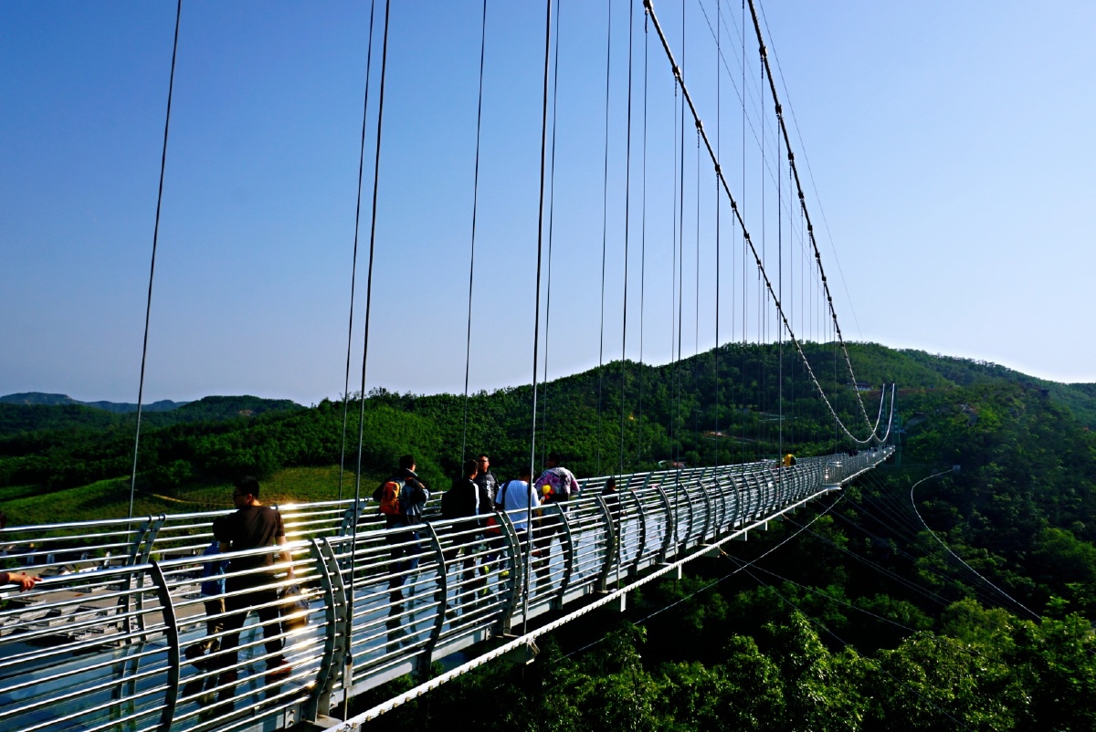 华夏城5d玻璃栈道