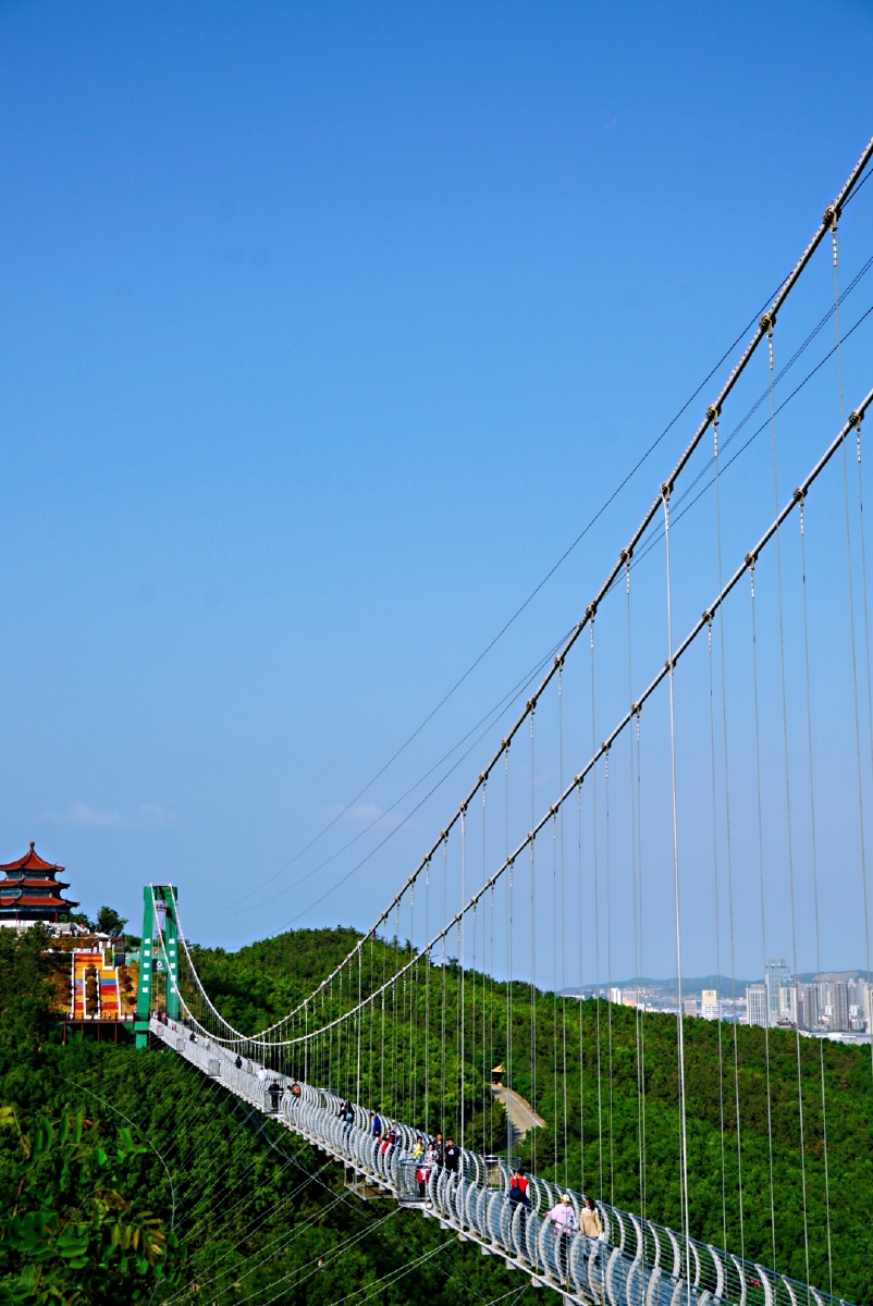 华夏城5d玻璃栈道