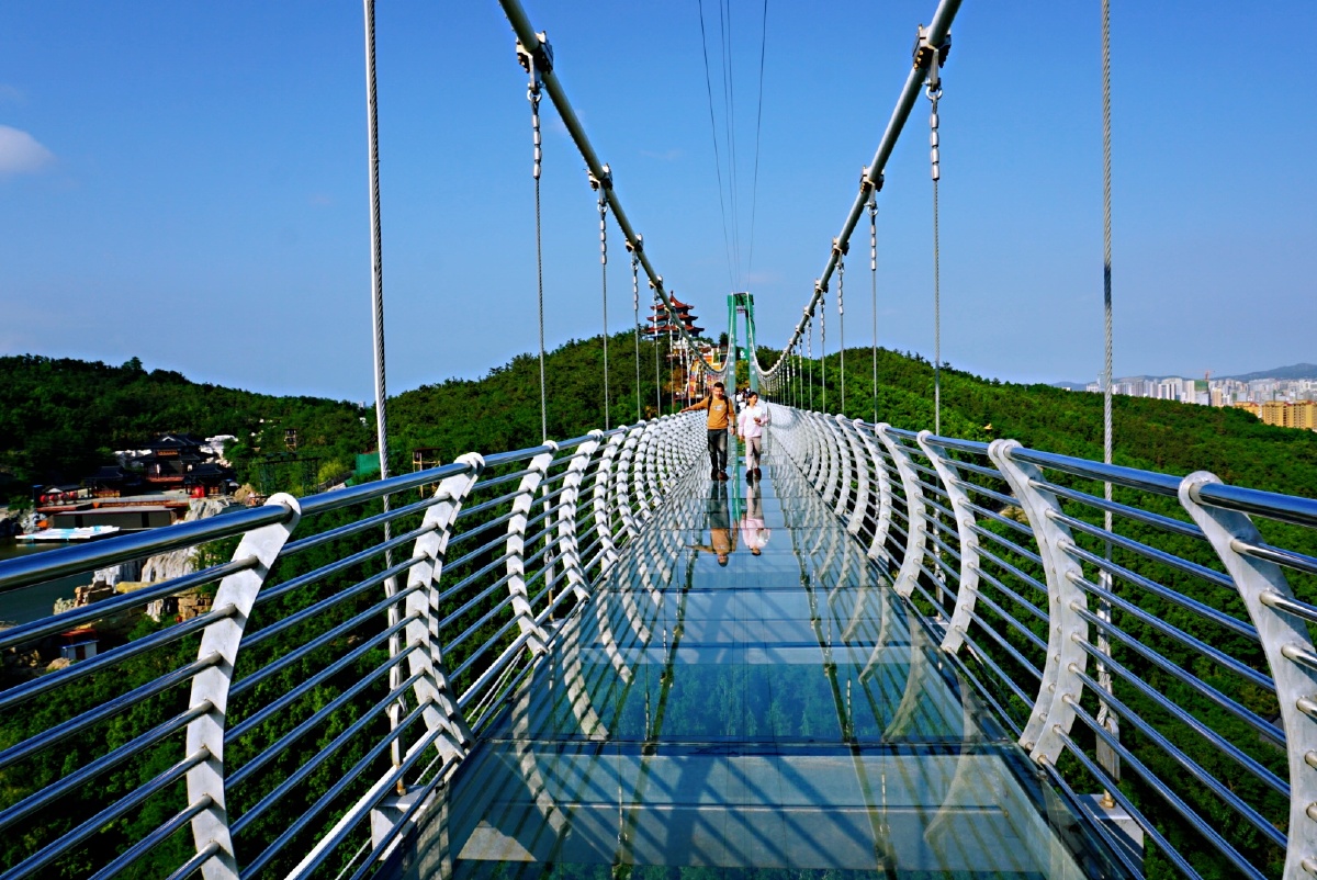 华夏城5d玻璃栈道