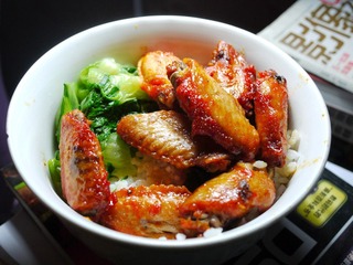 啤酒鸡翅饭