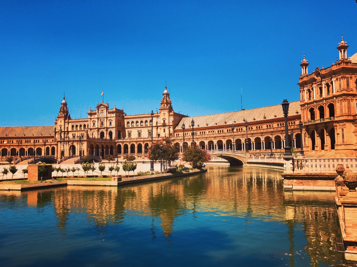 算是我第一张特别满意的照片塞维利亚的西班牙广场