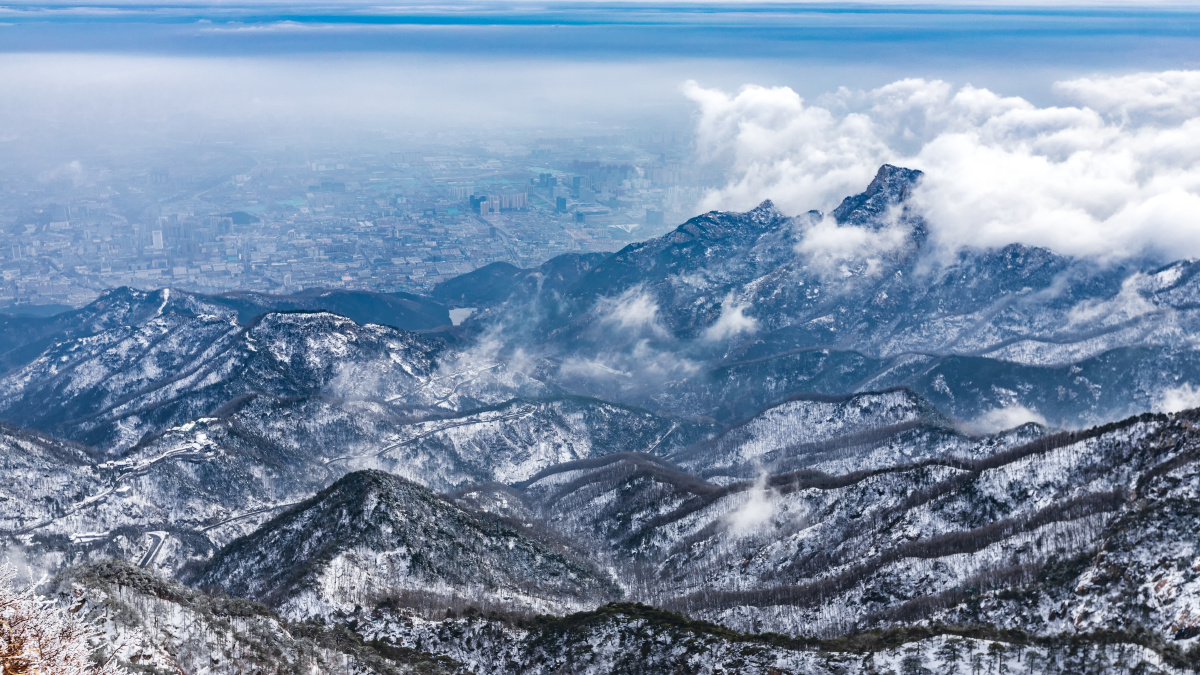 泰山雪霁