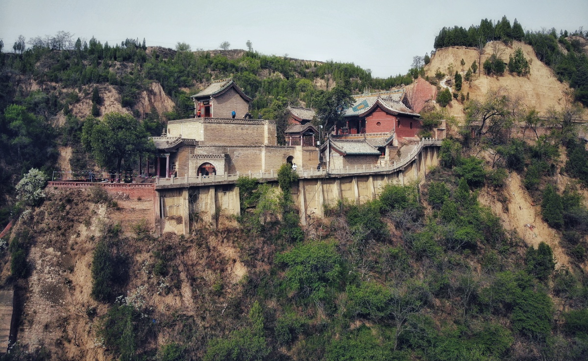 中国古建筑遗存～【千佛庵】又名小西天,位于山西省隰县城西一里许的